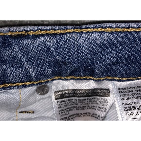 Levis 511 Slim Fit Stretch Jeans Blue Wash Low Rise Denim Men’s 32x30 (31x28) - Picture 11 of 15